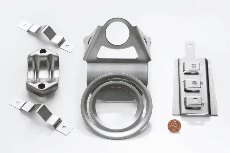 Stamped furniture parts
